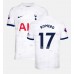 Tottenham Hotspur Cristian Romero #17 Hemma matchtröja 2023-24 Kortärmad Billigt